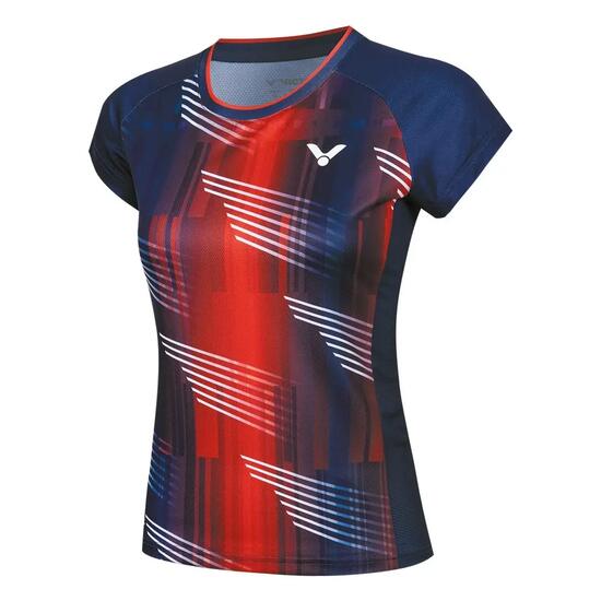 T-shirt - sportswear - femme - respirant, coupe flatteuse - T-61001TD - bleu