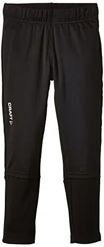 Tights - sport - enfants - chauds, sans coutures, taille mi-haute - noir 2/3