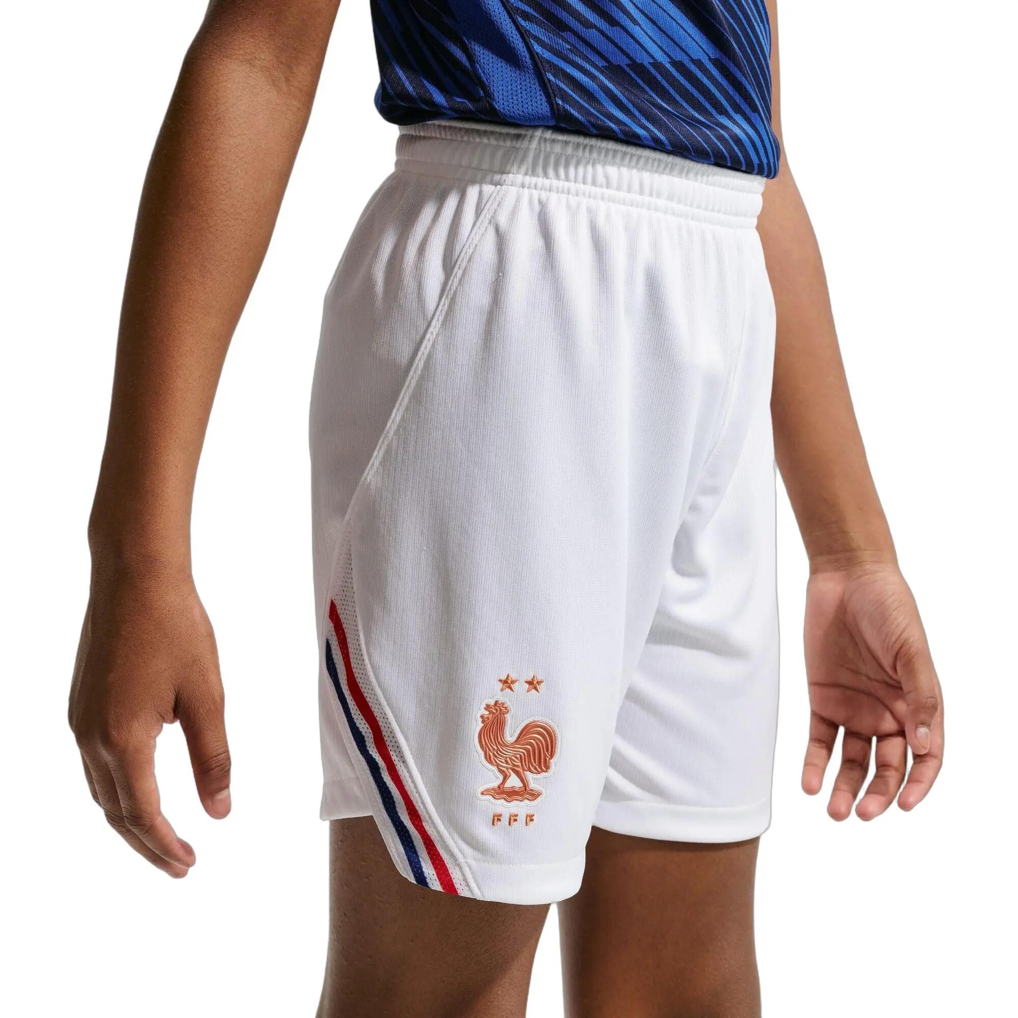 Short de football - adulte - replica fff 2026 - blanc 1/1