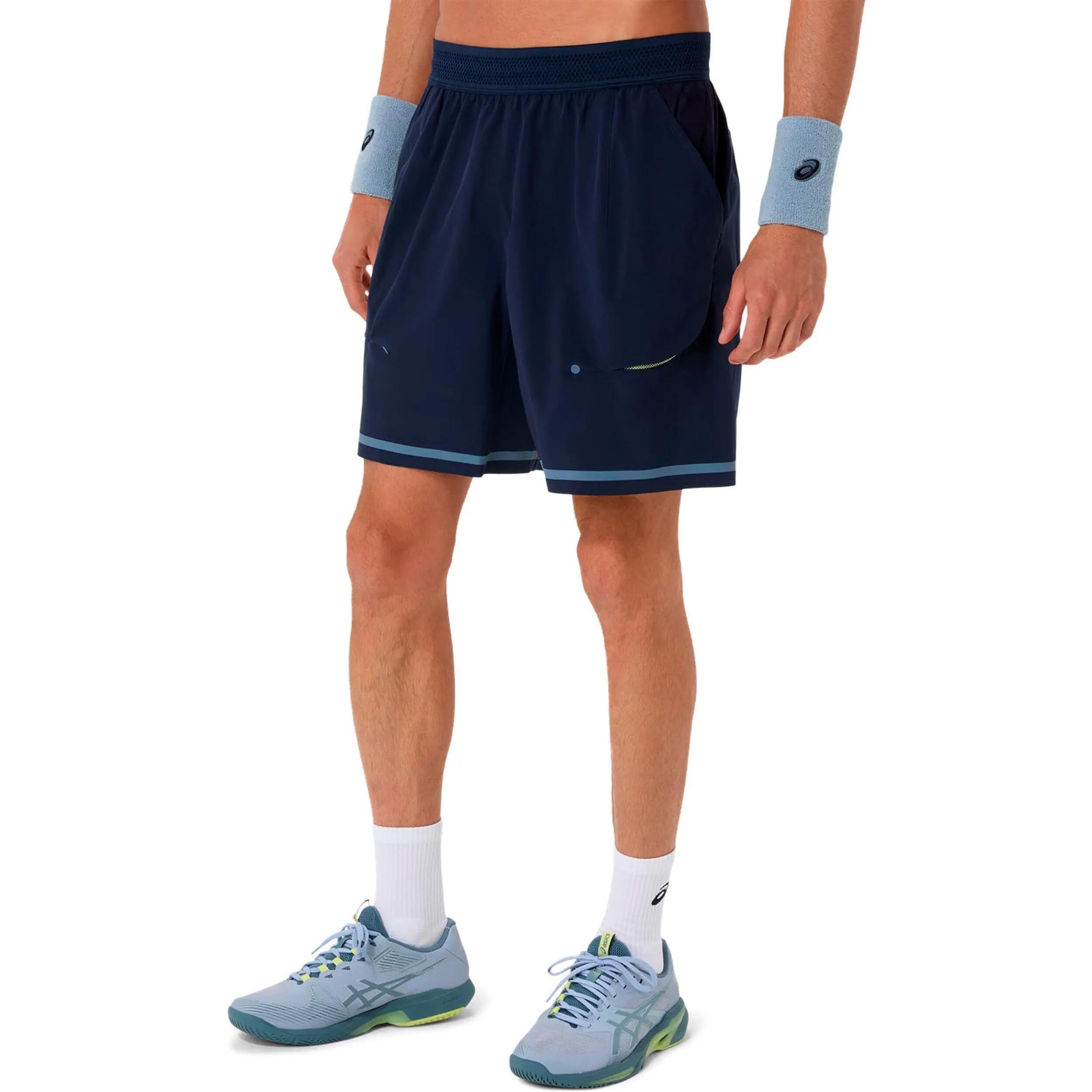 Herren - Tennis - Shorts - Elastischer Bund - Match 7" - Bleu Nuit 4/4