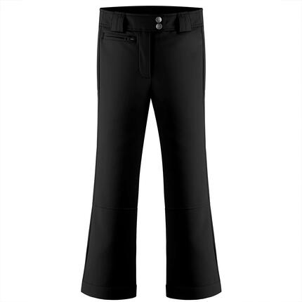 Pantalon softshell - sportswear - femme - mi-taille, poches - noir
