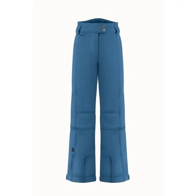 Broek - ski - meisje - eva - comfortabel, technisch, taille midden - blauw