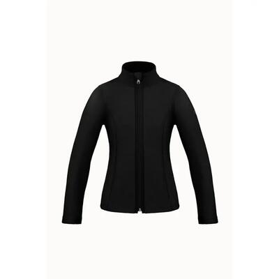 Fleecejas - ski - meisjes - ruby - zacht, warm - zwart
