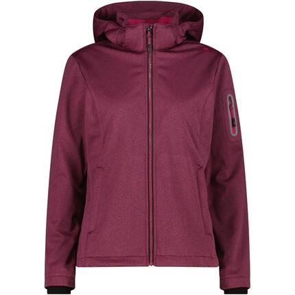 Outdoor Jacken Damen - CMP W Jacket Zip Soft Shell Hood - Pink/Melange