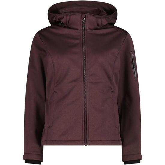 Outdoor Jacken Damen - CMP W Jacket Zip Soft Shell Hood - Pink/Melange