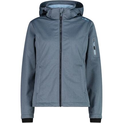 Outdoor Jacken Damen - CMP W Jacket Zip Soft Shell Hood - Pink/Melange