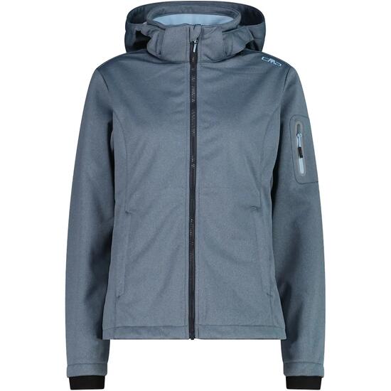 Outdoor Jacken Damen - CMP W Jacket Zip Soft Shell Hood - Pink/Melange