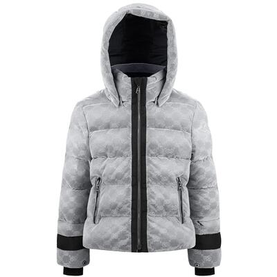 Giacca da sci - alpino - ragazzi - sintetica impermeabile - argento
