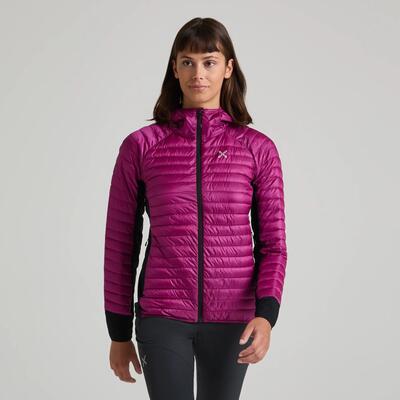 Jas - sportkleding - dames - gewatteerd tussenlaag - zwart