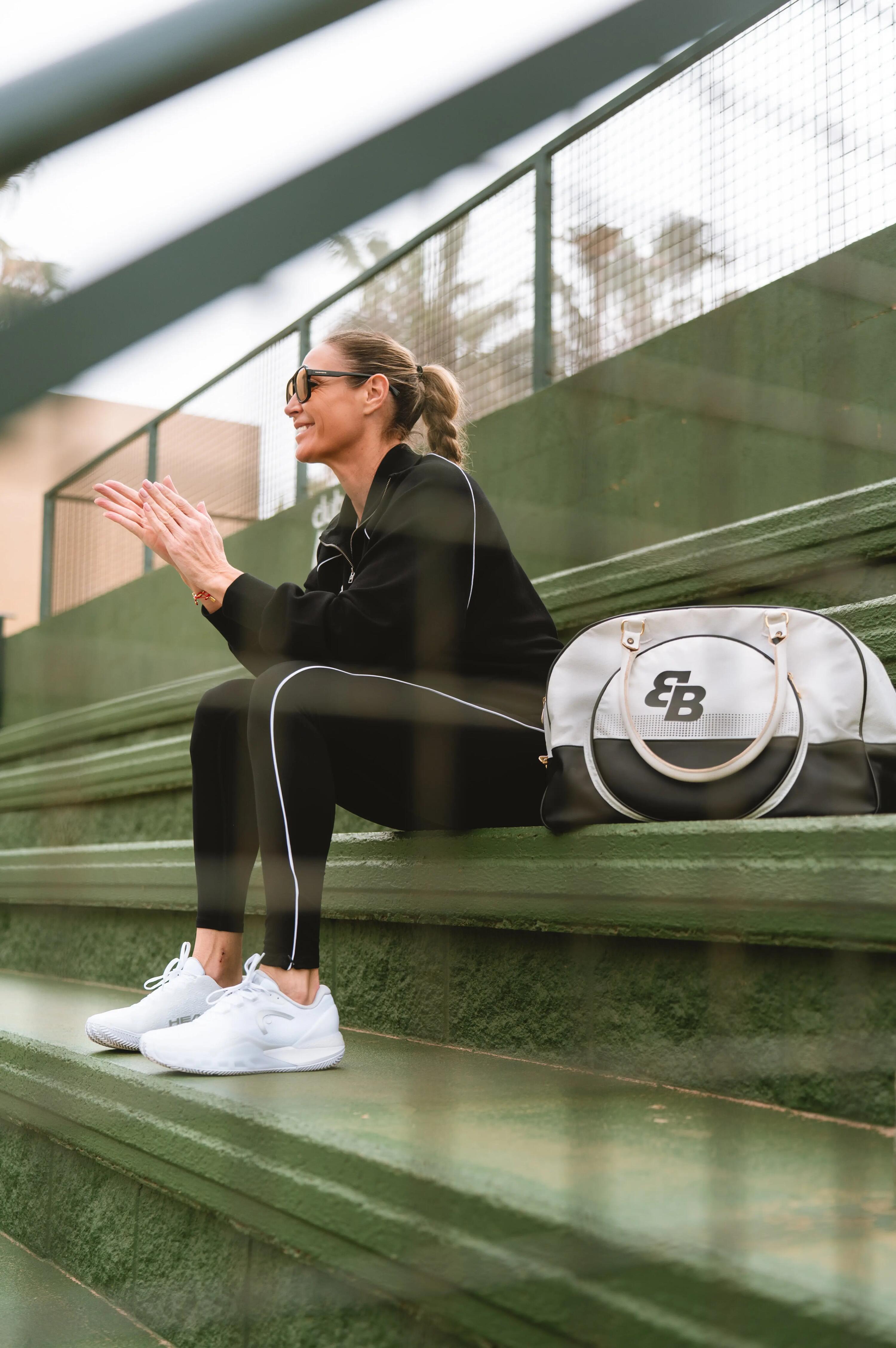 Jaqueta Denver, Padel, Tênis Feminino, BB-Sport, Preta 3/4