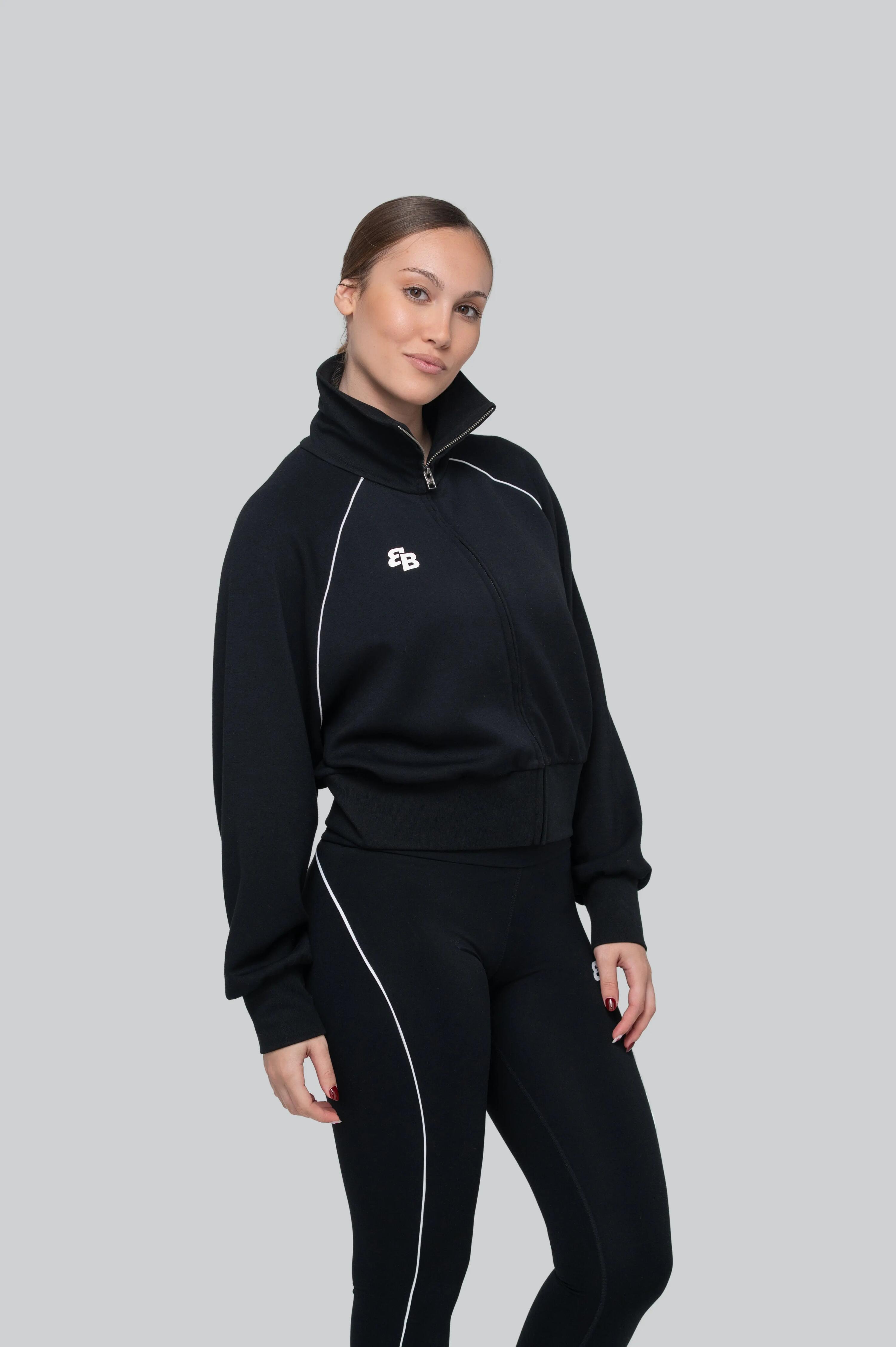 Jaqueta Denver, Padel, Tênis Feminino, BB-Sport, Preta 2/4