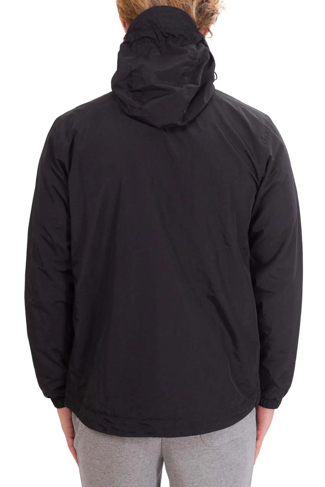 Veste coupe-vent - homme - capuche, doublure mesh - noir 3/6