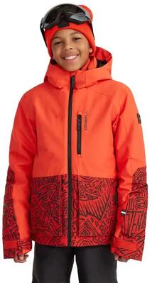 Jas - ski - kids - o'riginals block, meegroeiend, waterafstotend - rood