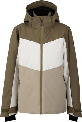 Jas - ski - meisjes - bruno montacy - waterdicht, afneembare capuchon - beige