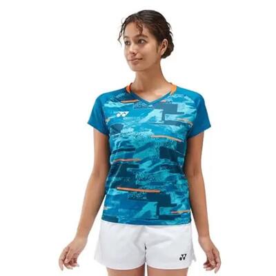Polo - racketsport - dames - yw0034ex - comfortabel, lange mouwen - peacock blue