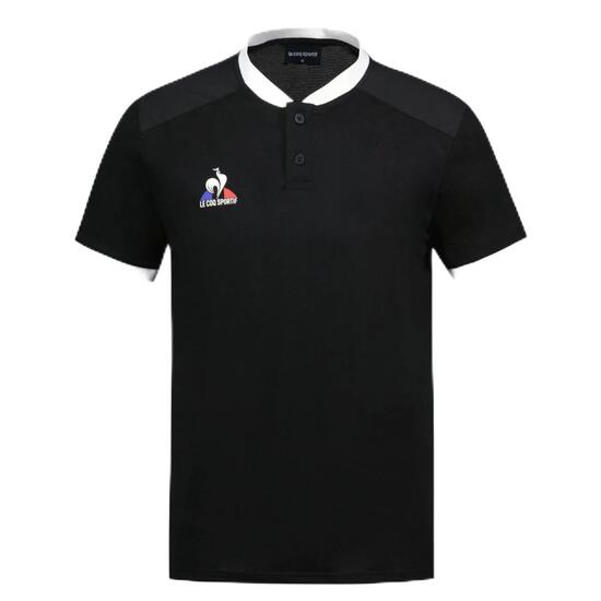 Polos - Sportswear - Homme - Polo N°7 - Confortable, style classique - Noir