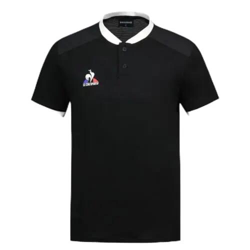 Polos - Sportswear - Homme - Polo N°7 - Confortable, style classique - Noir 2/2