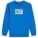 Sweatshirt - enfants - col rond, manches longues - cali crew - bleu 3/4
