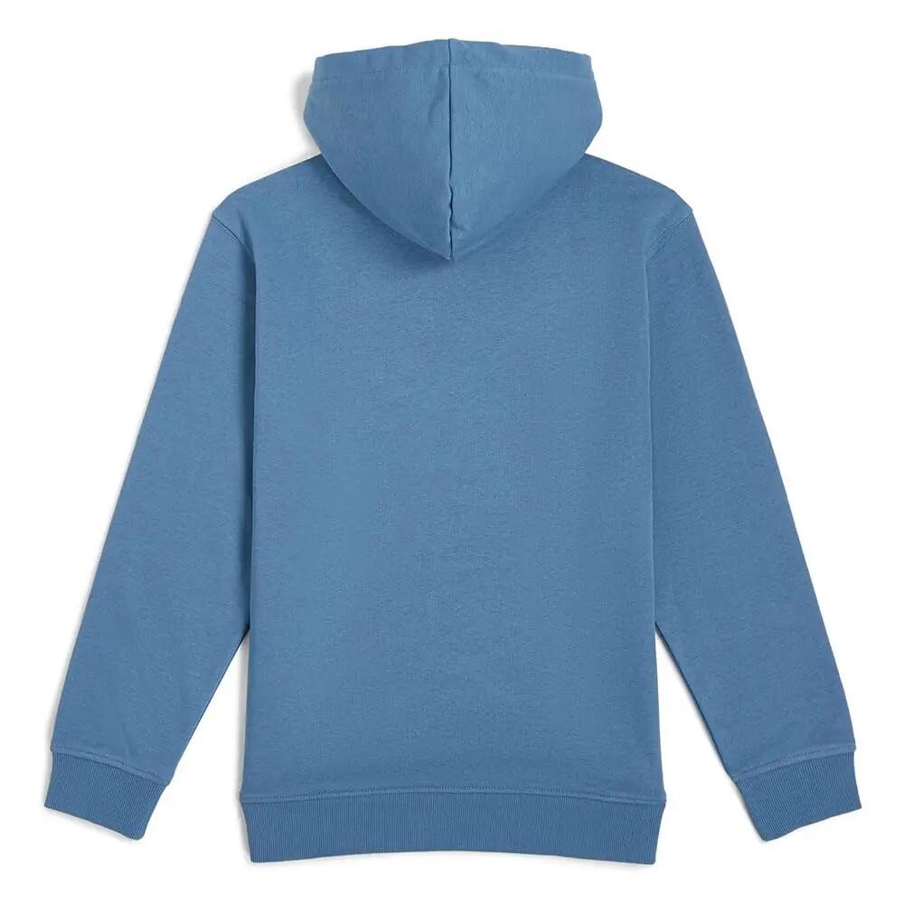 Sweatshirt - Sportswear - kids - graphique, capuche, zip au col - bleu copen 4/4