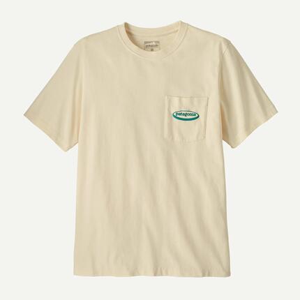 T-shirt - sportswear - homme - coupe ample, poche - mw'95 - beige
