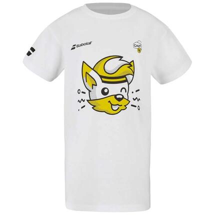 T-shirt - sportswear - enfants - coton confortable - modèle Exercise - blanc