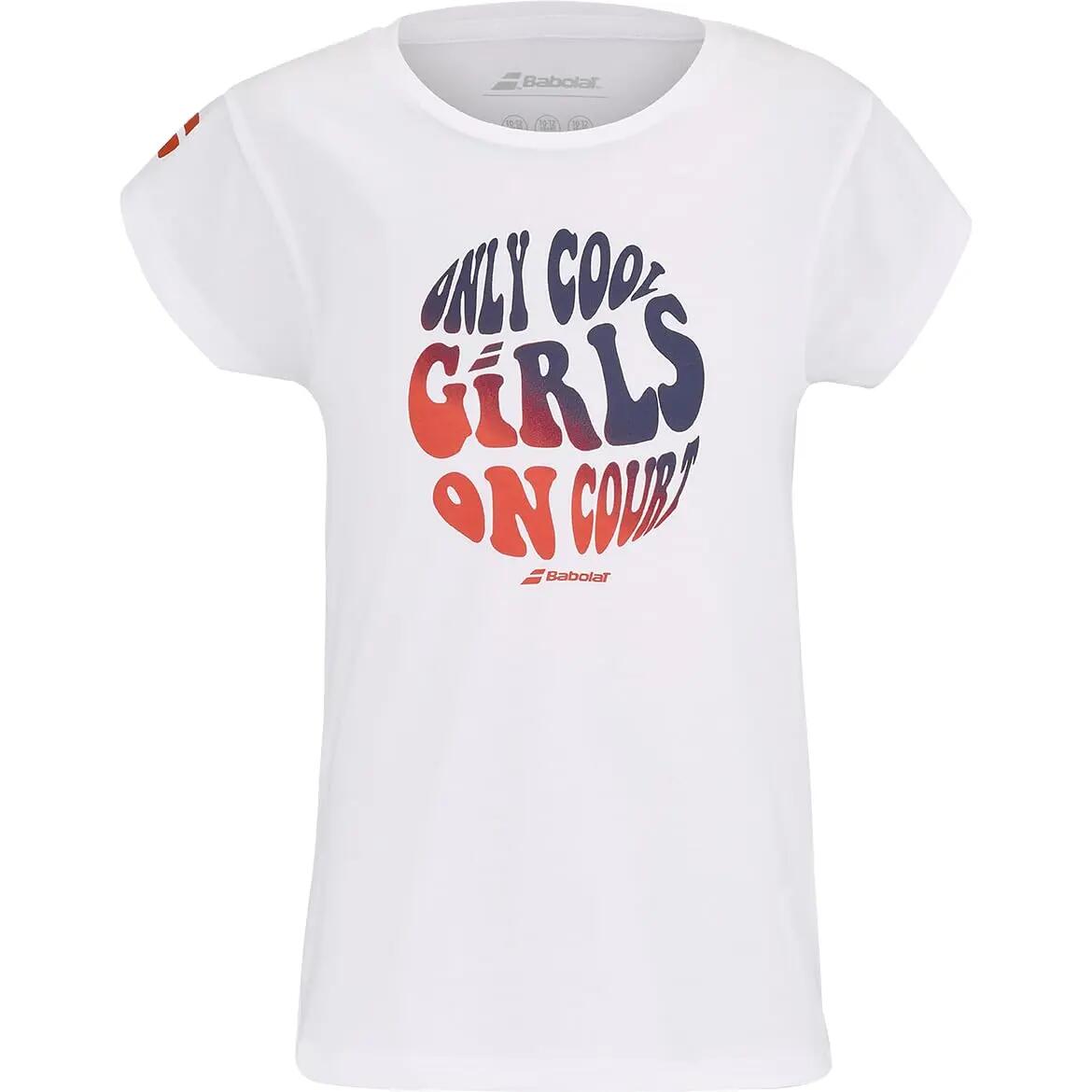 T-shirt - sport - fille - coton - exercise tee - blanc 1/1