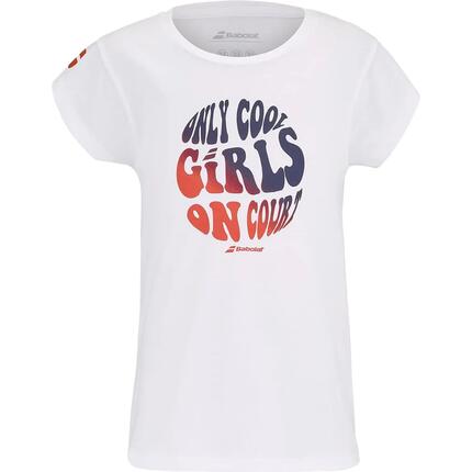 T-shirt - sport - fille - coton - exercise tee - blanc