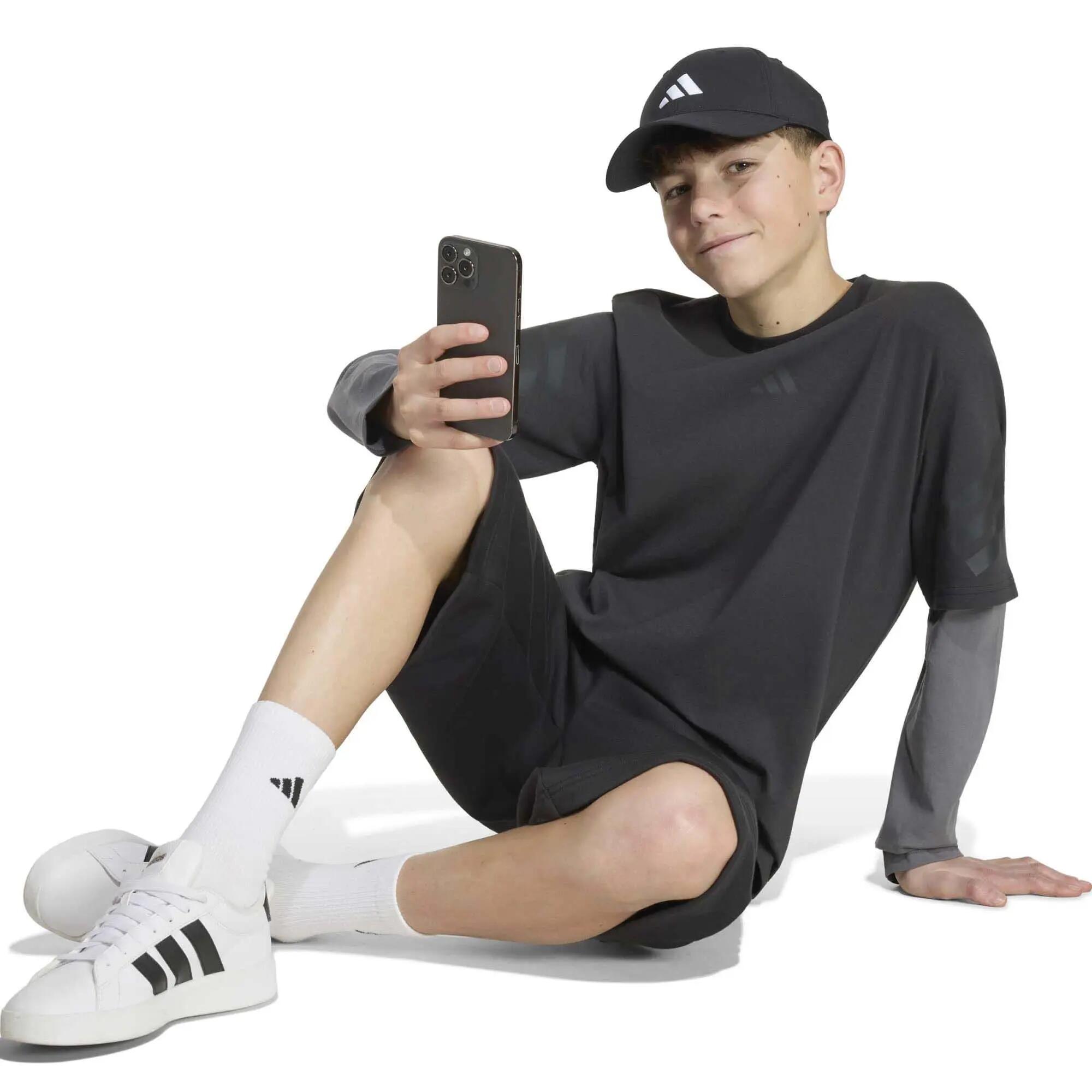 T-Shirt Adidas Sport J Fi 2In1 Ls T Junior 4/5