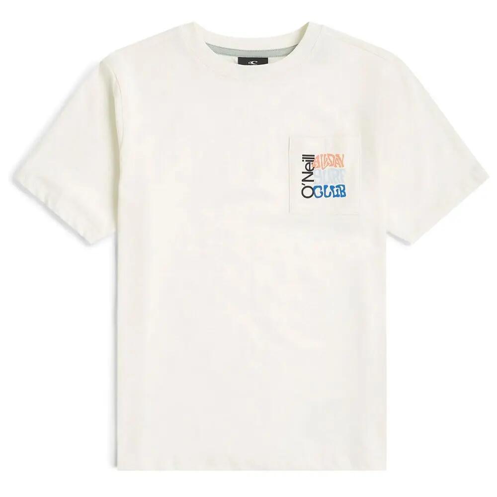 Kleding - sportswear - kinderen - t-shirt met borstzak - maat 152 - wit 1/4