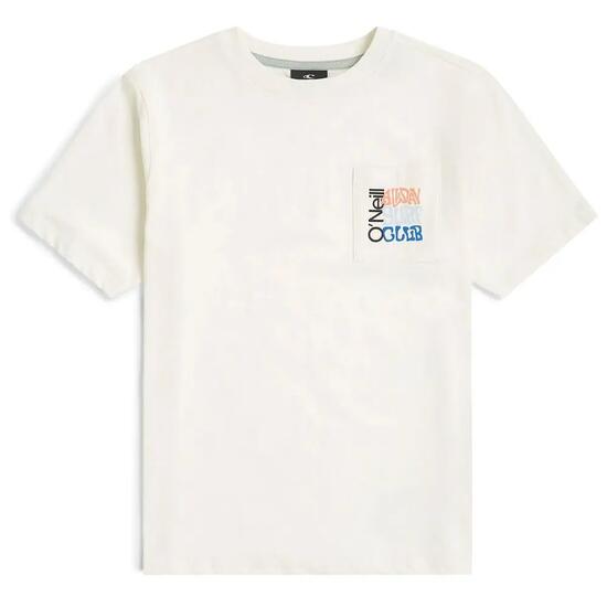 T-shirt - sportswear - enfants - manches courtes, poche - blanc