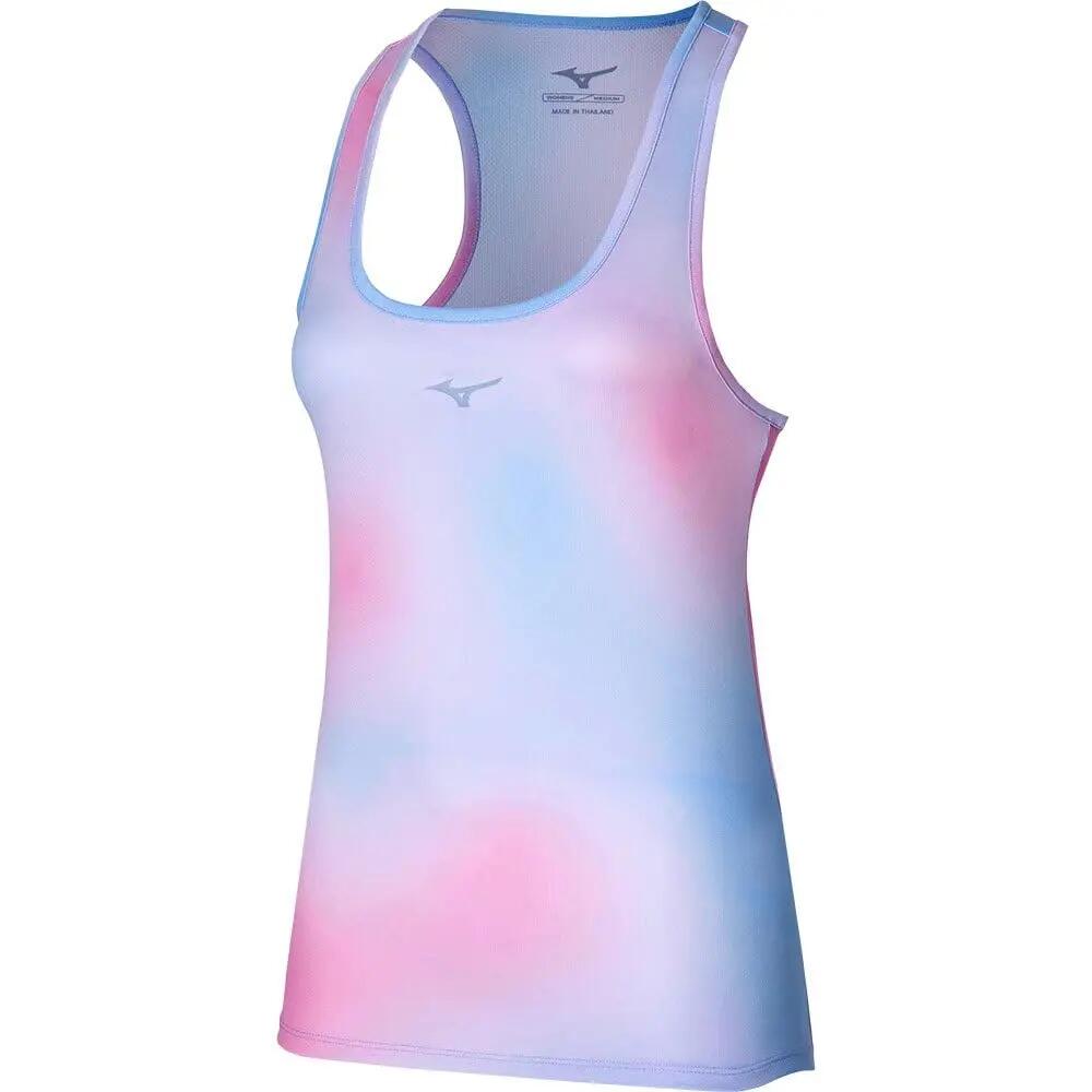 Débardeur - running et fitness - femme - léger, dos ouvert, graphique - mauve 1/2