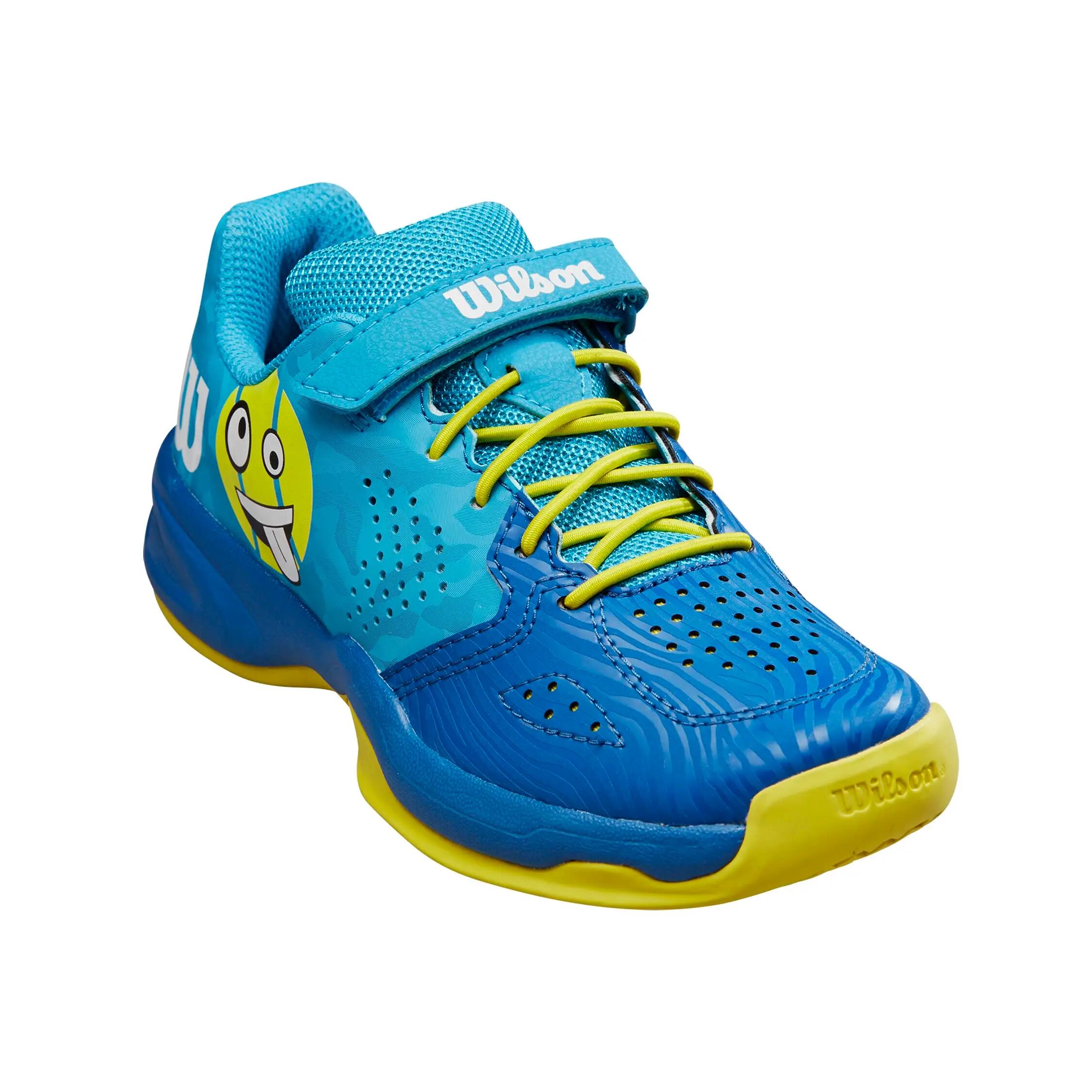 Kinder - Tennis - Schuhe - leichter Halt - Kaos Emo - blau/gelb 4/4