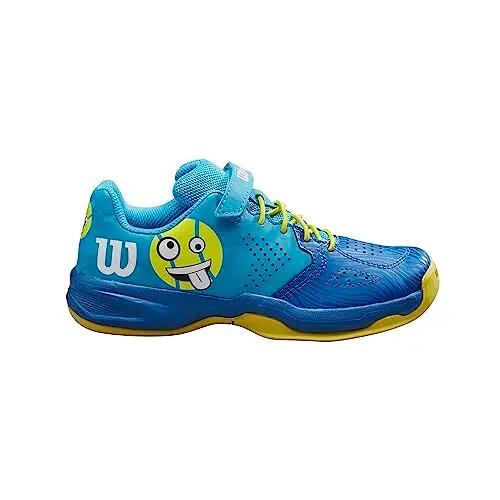 Kinder - Tennis - Schuhe - leichter Halt - Kaos Emo - blau/gelb 2/4
