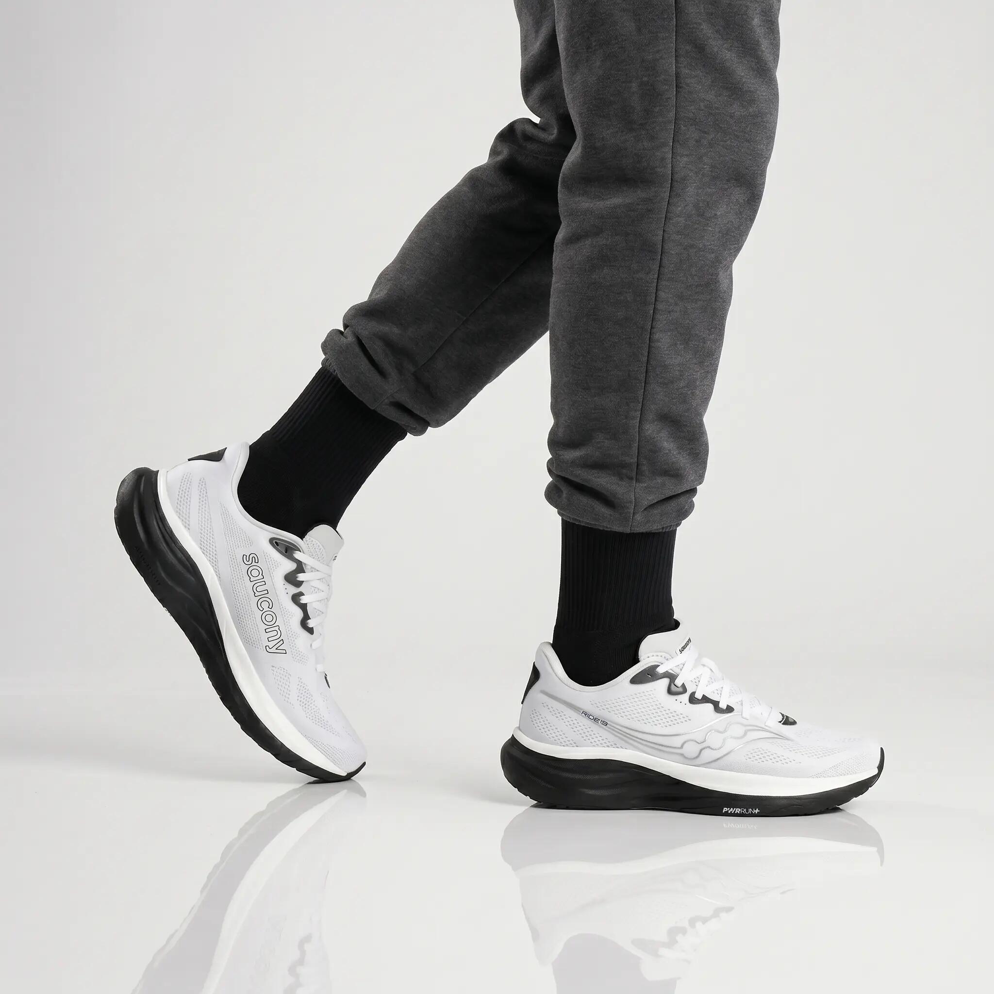 Homme - Saucony Ride 19 - S21055-103 - Blanc 5/6