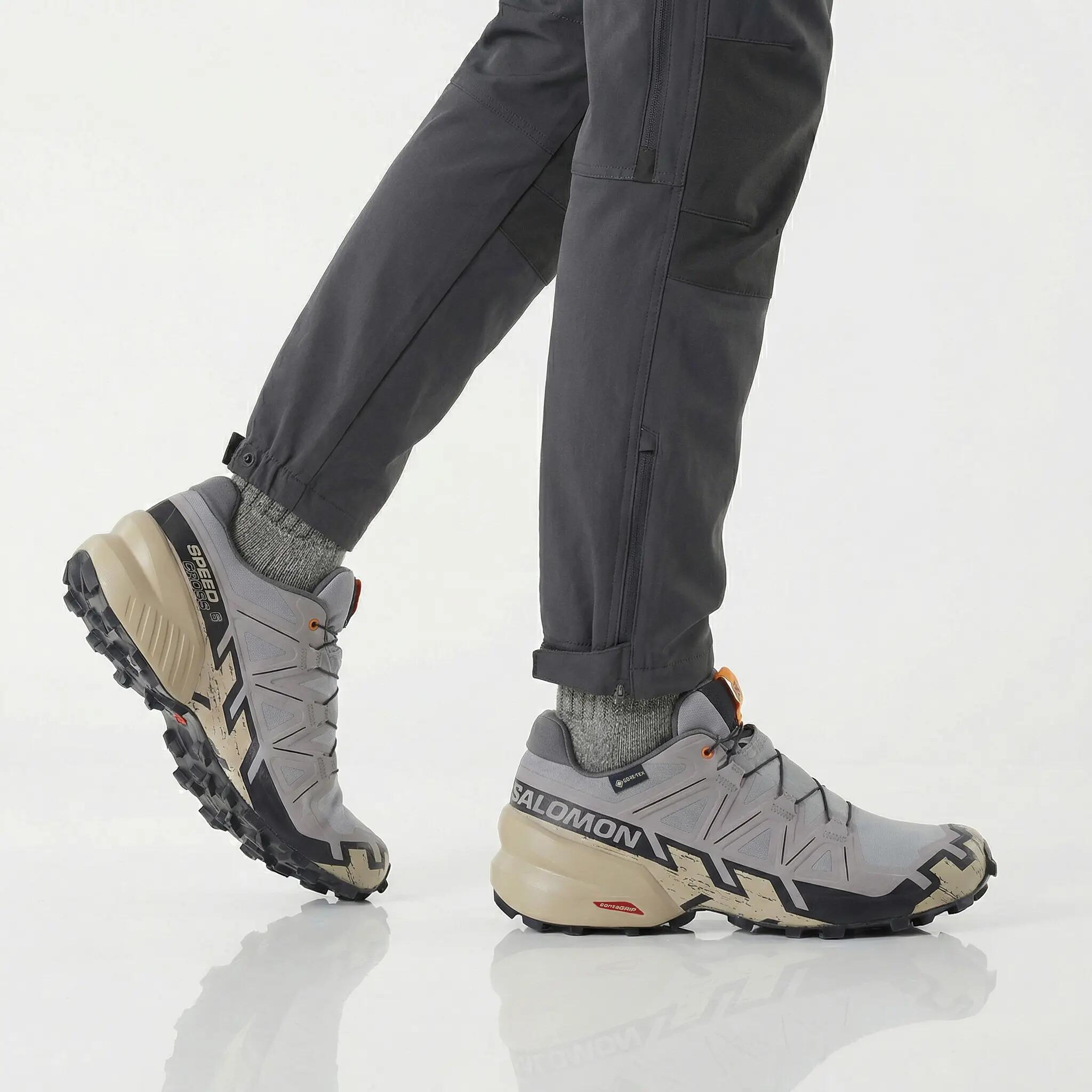 Uomo - Salomon Speedcross 6 Gtx - 478534 - Grigio 5/6