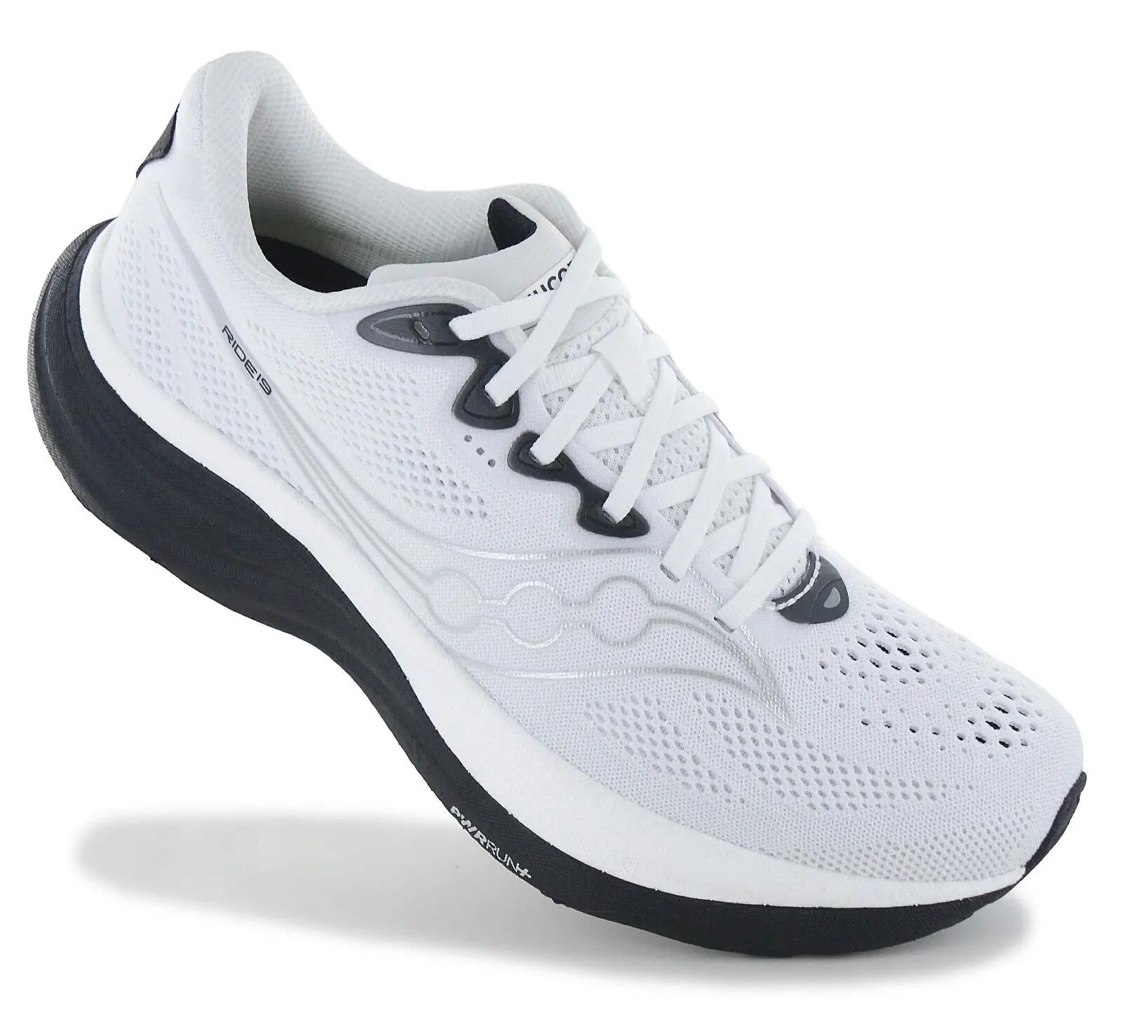 Homme - Saucony Ride 19 - S21055-103 - Blanc 2/6