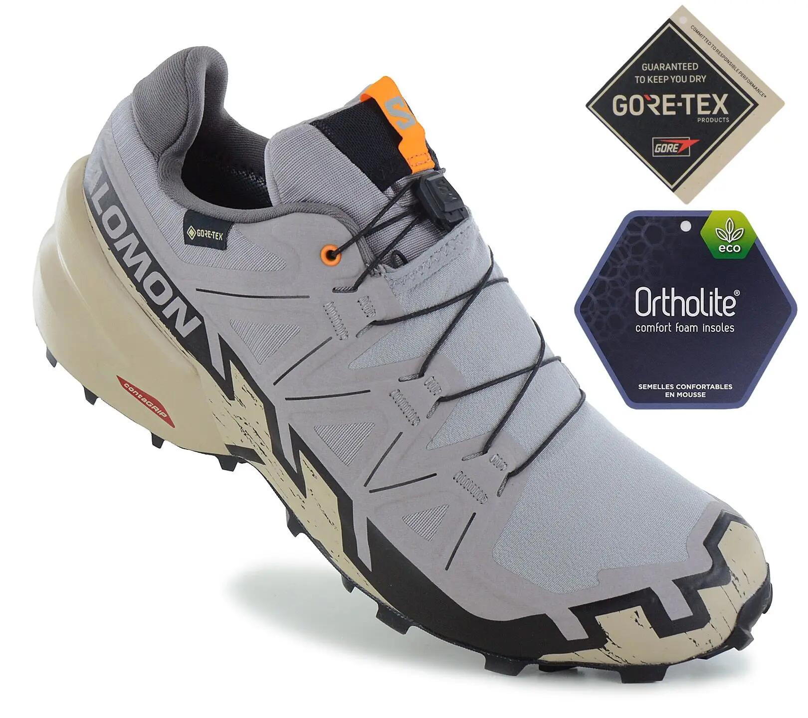 Uomo - Salomon Speedcross 6 Gtx - 478534 - Grigio 2/6