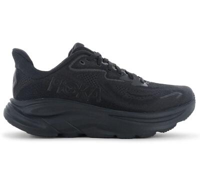 Dames - hoka w clifton 10 - 1162031-bblc - zwart