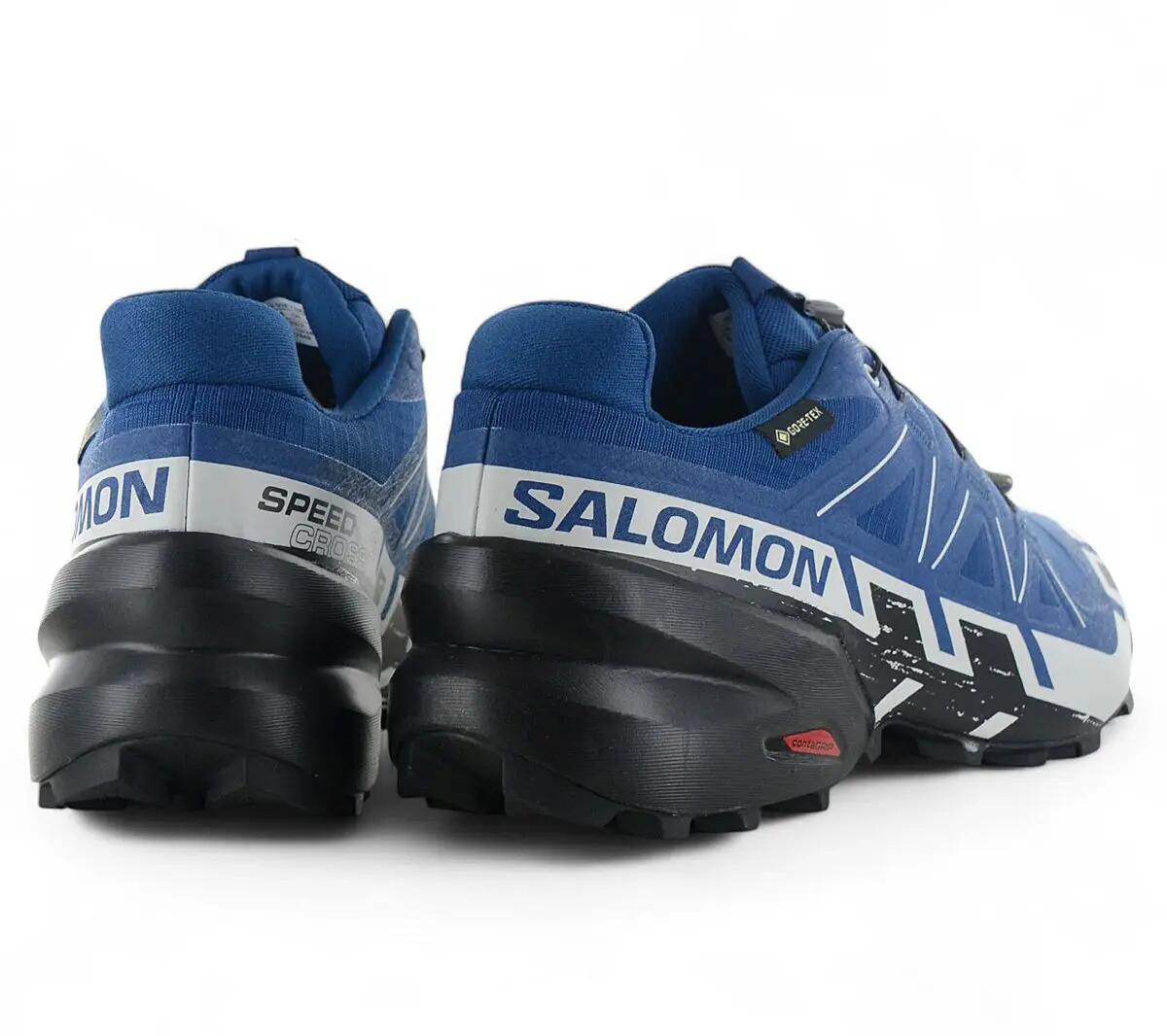 Uomo - Salomon Speedcross 6 Gtx - 477649 - Blu 3/6