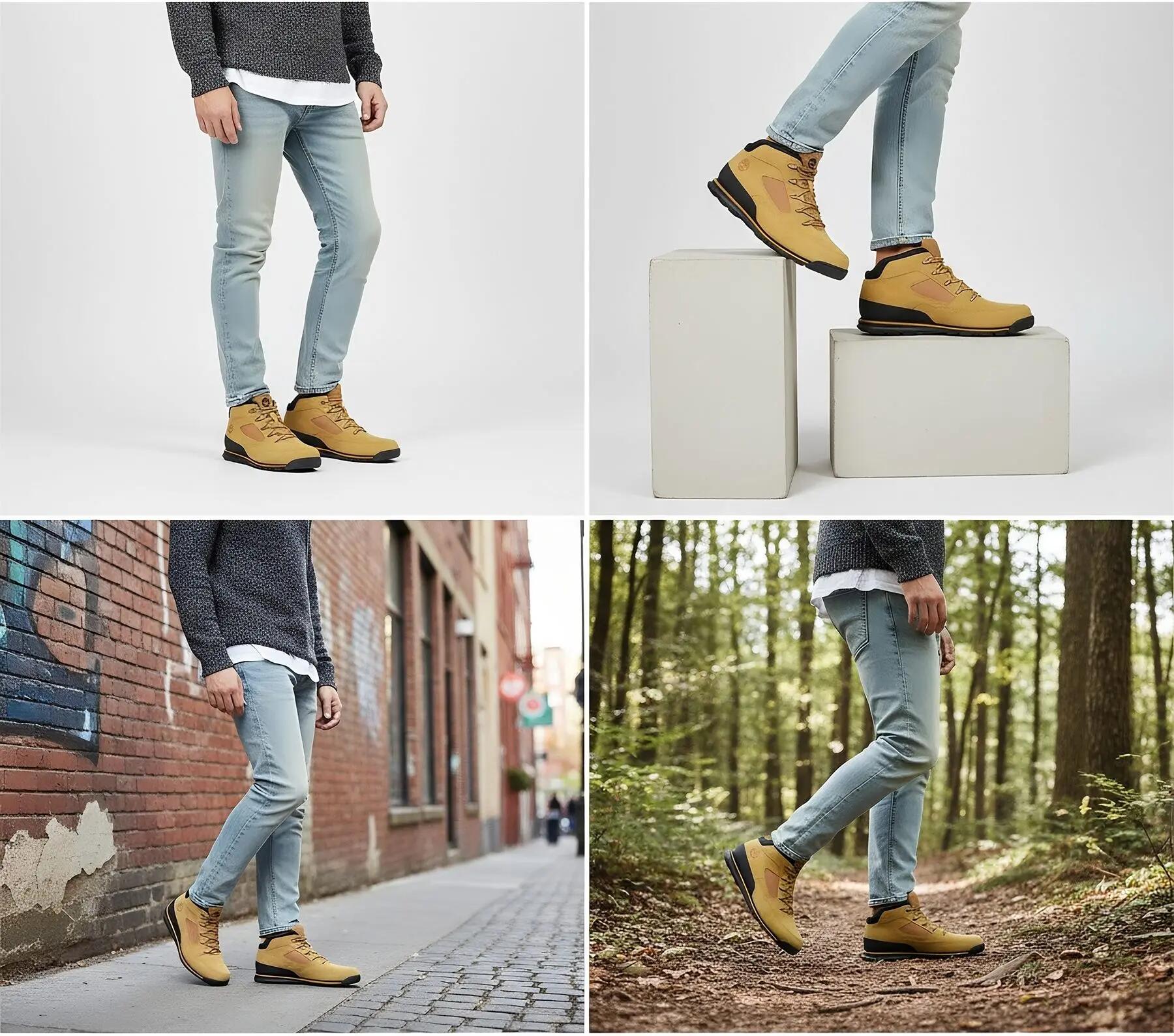Heren - Timberland Euro Rock Mid - Tb0a2h5a-231 - Geel 5/6