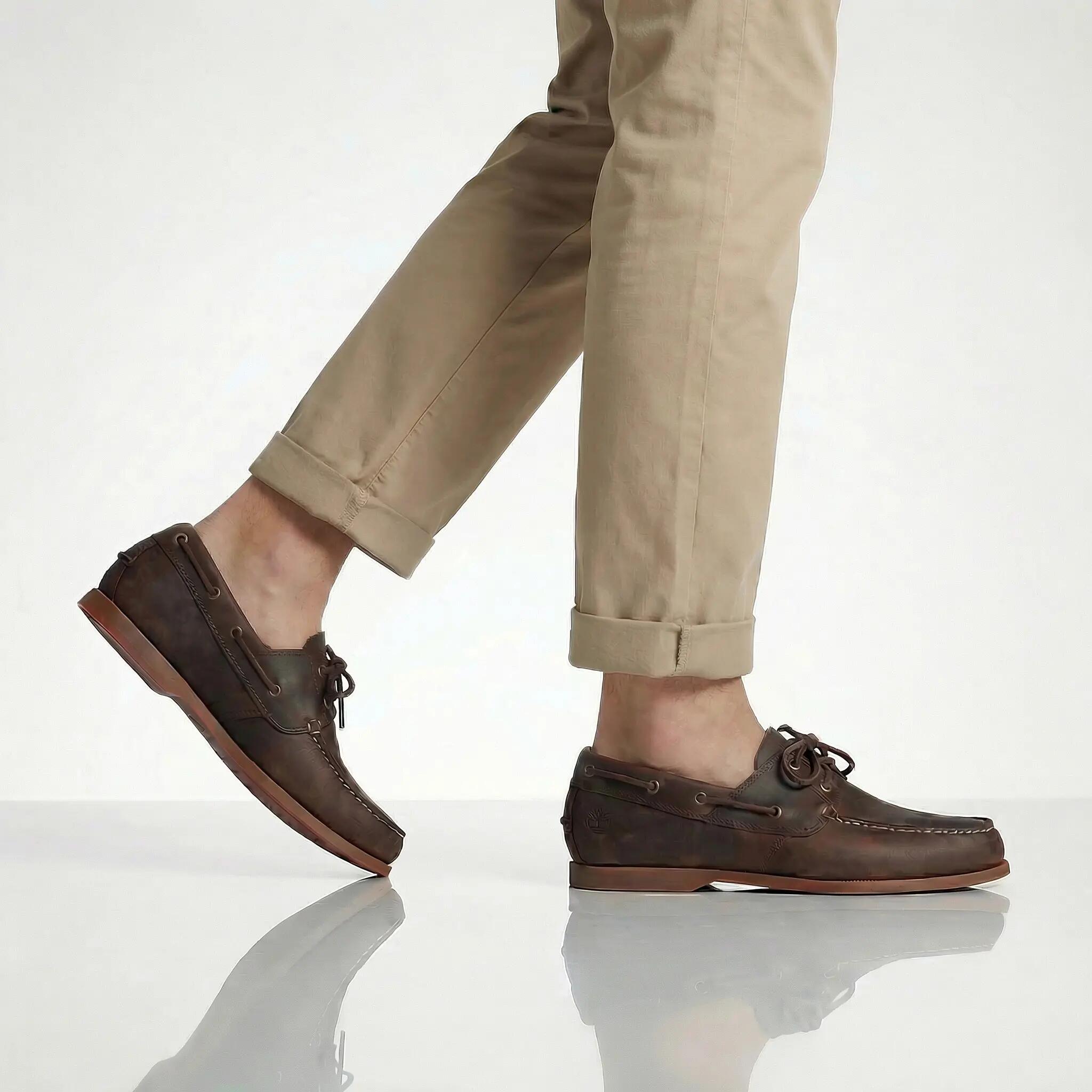Homme - Timberland Cedar Bay Boat Shoe - Tb0a29yg-931 - Marron 5/6