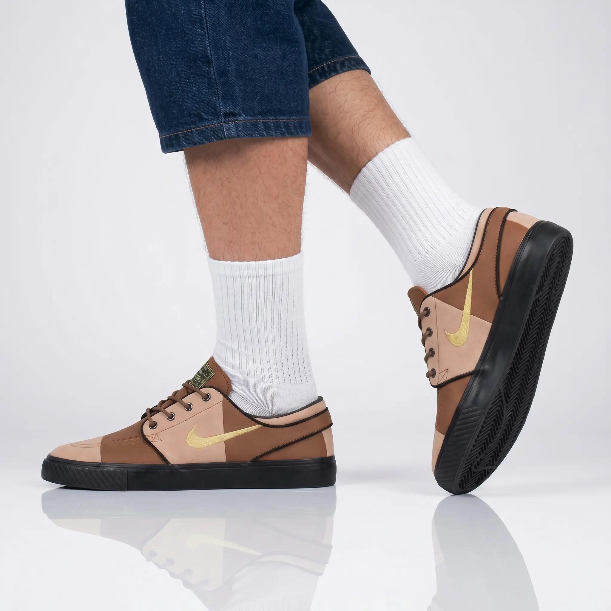Homme - Nike Sb Zoom Janoski Og+ Prm - Hq1629-200 - Marron 5/6