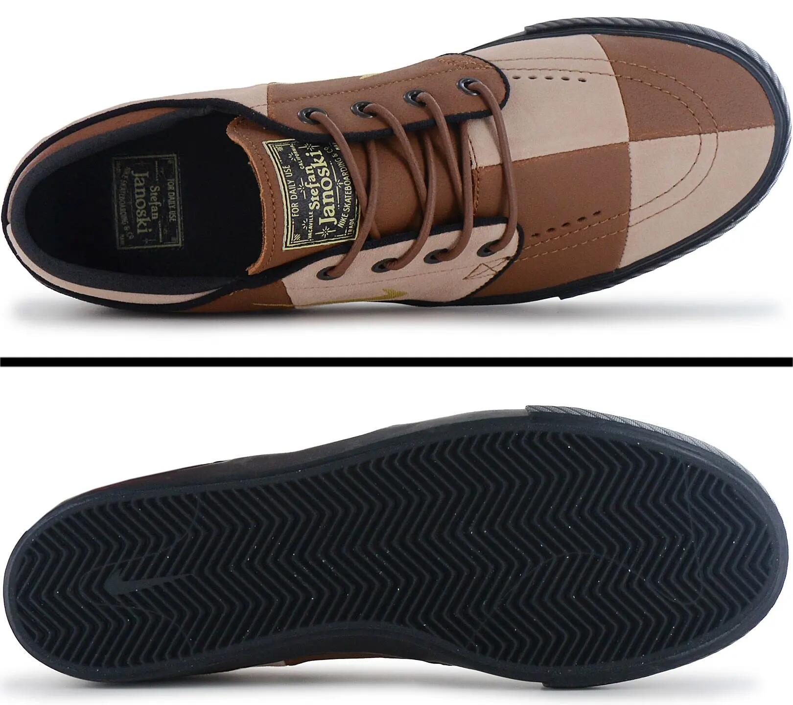 Homme - Nike Sb Zoom Janoski Og+ Prm - Hq1629-200 - Marron 4/6