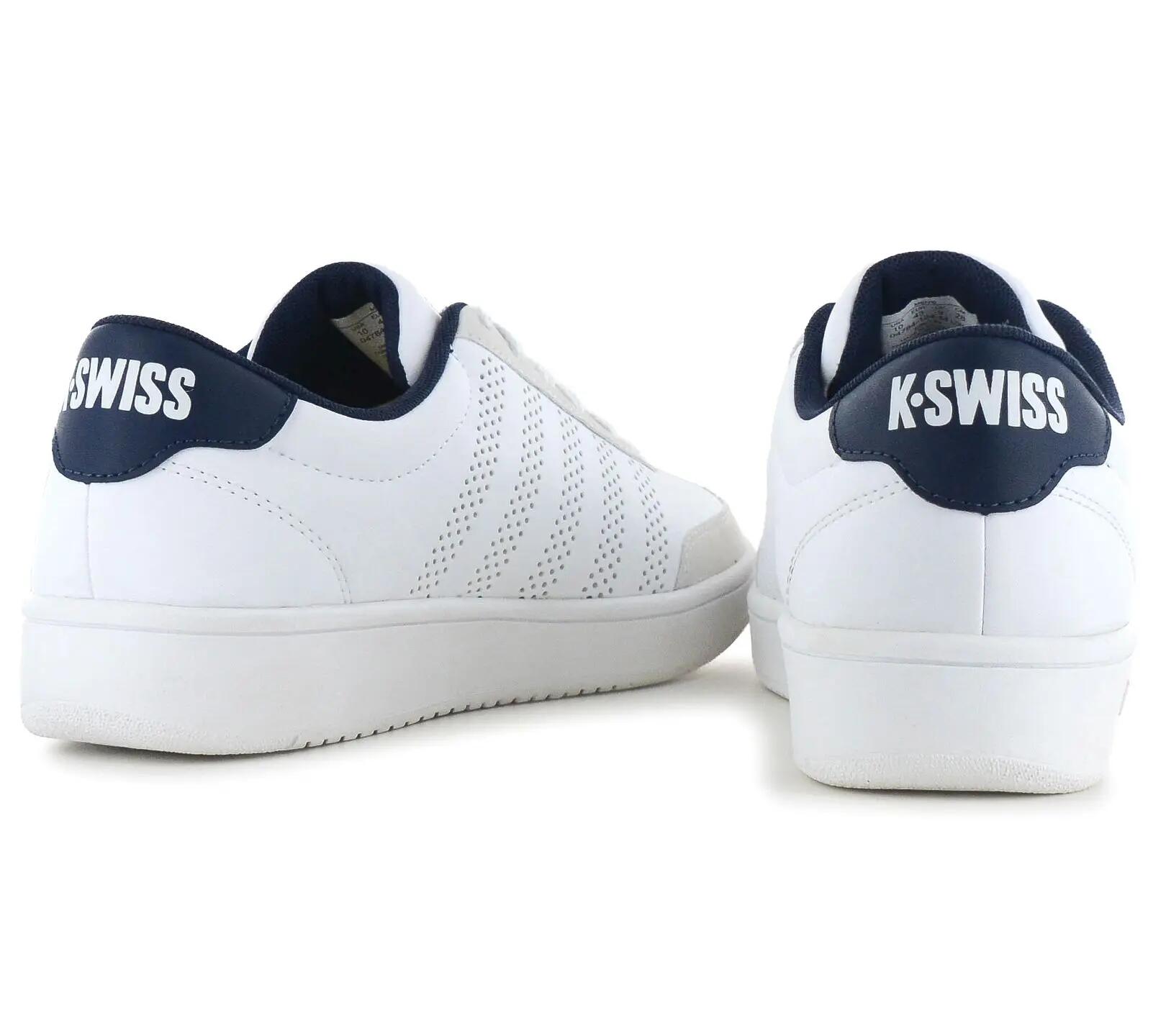 Homme - K-Swiss Court Open Ttoe - 04784-124-M - Blanc 3/6
