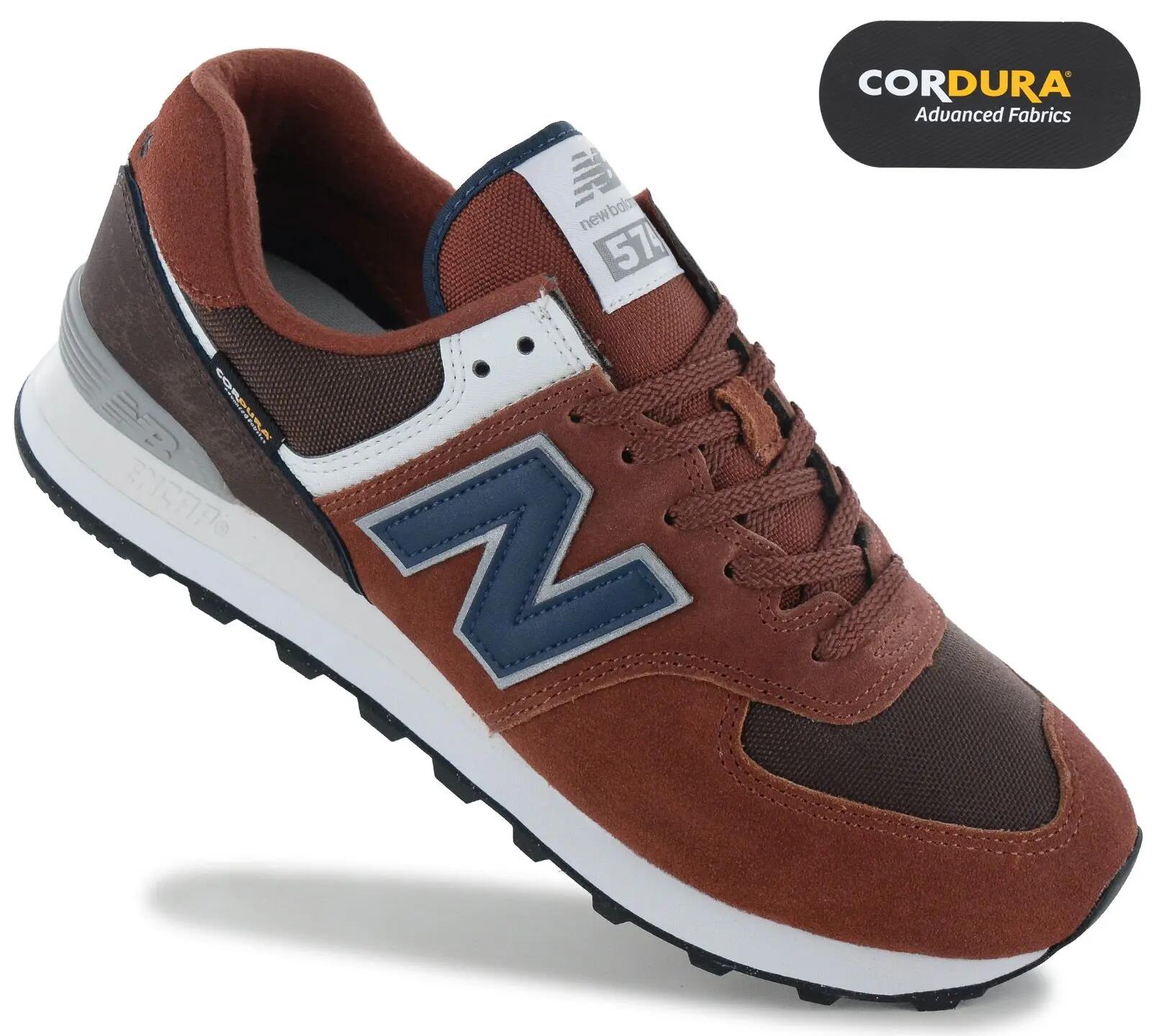 Heren - New Balance 574 - U5744dm - Bruin 2/6