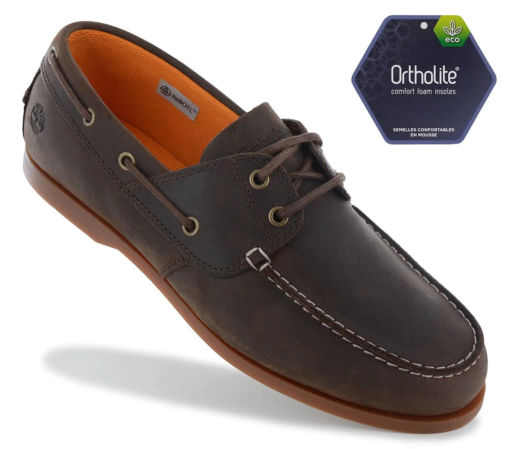 Homme - Timberland Cedar Bay Boat Shoe - Tb0a29yg-931 - Marron 2/6