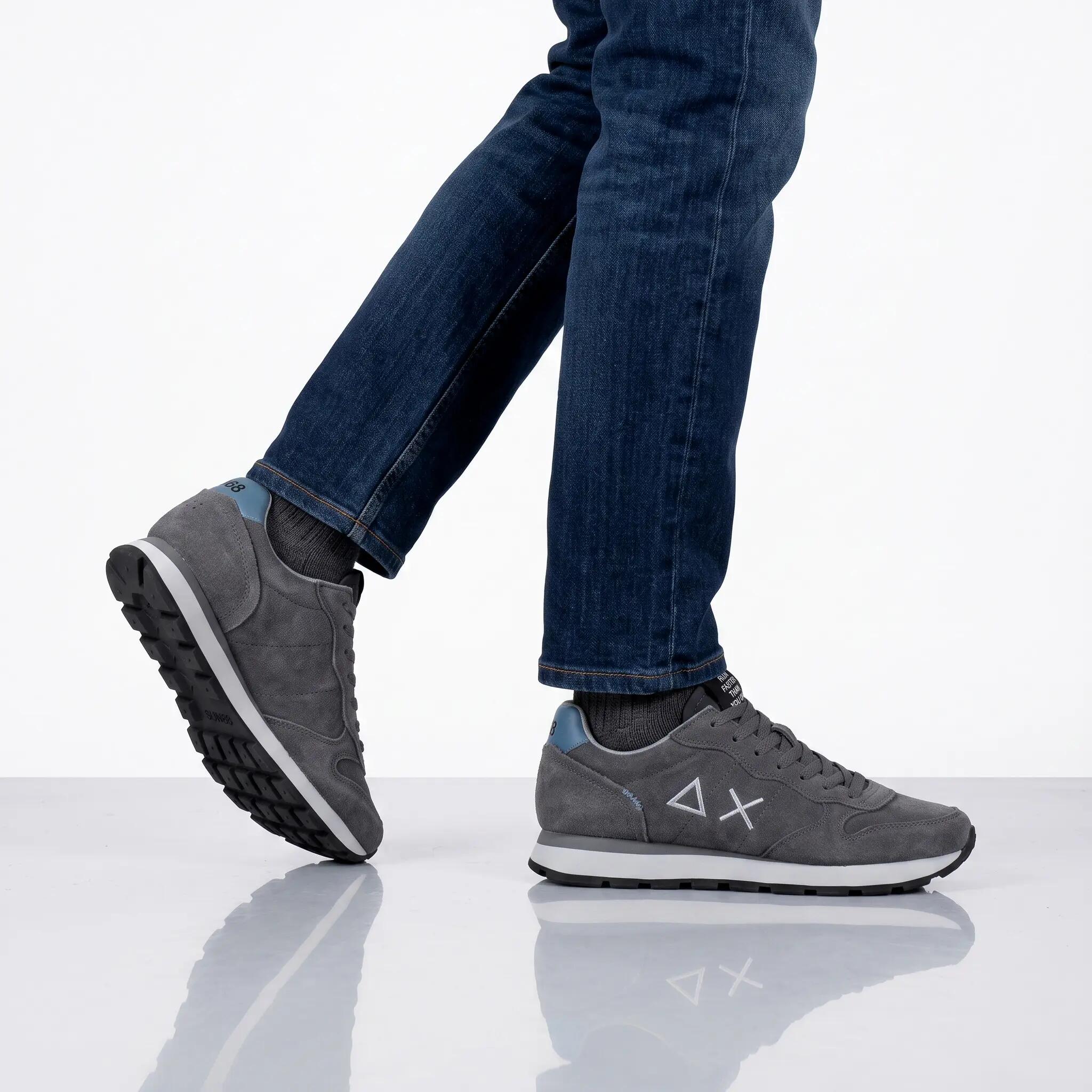 Men's - Sun68 Tom Suede - Z46106-47 - Grey 5/6