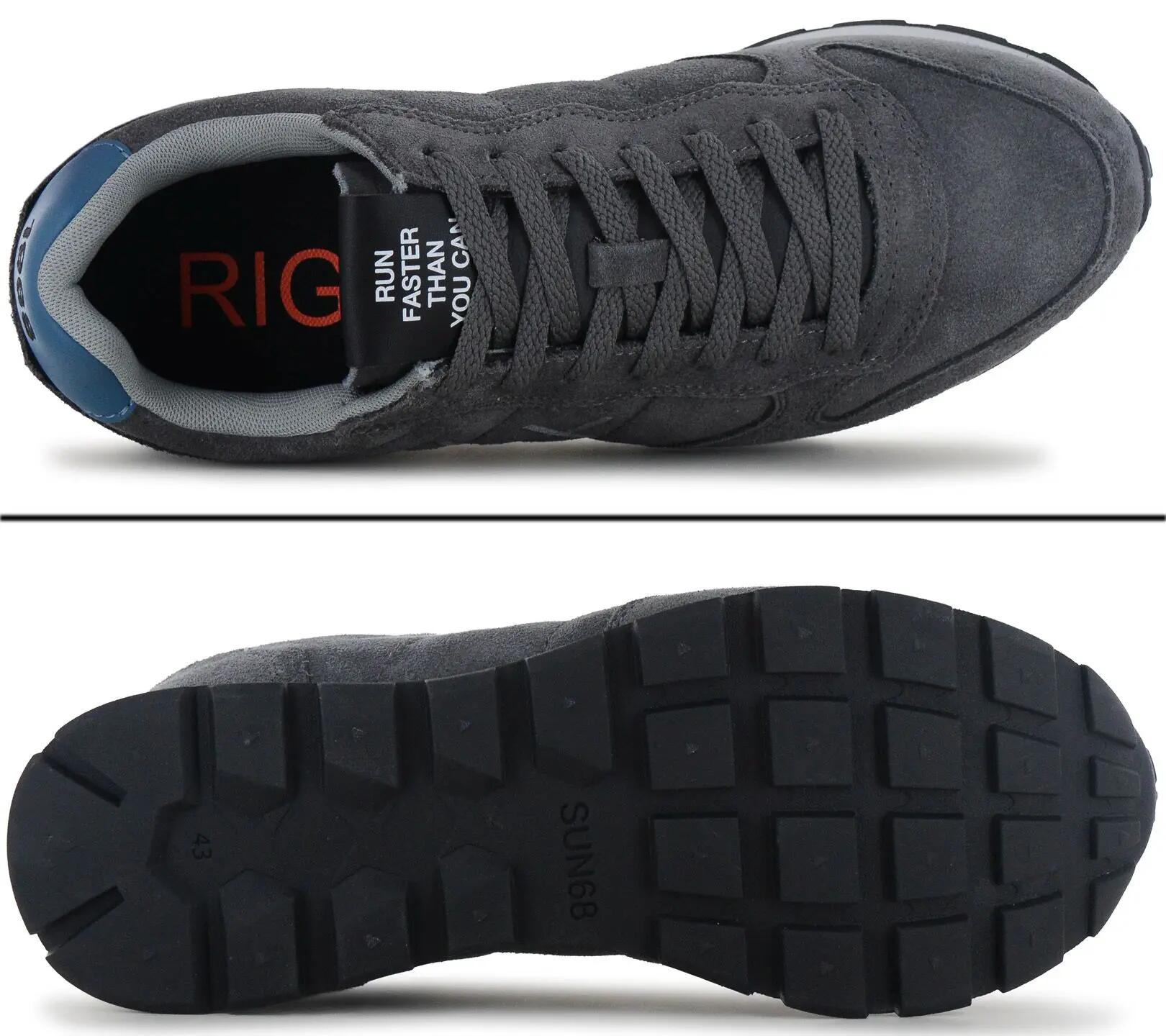 Men's - Sun68 Tom Suede - Z46106-47 - Grey 4/6