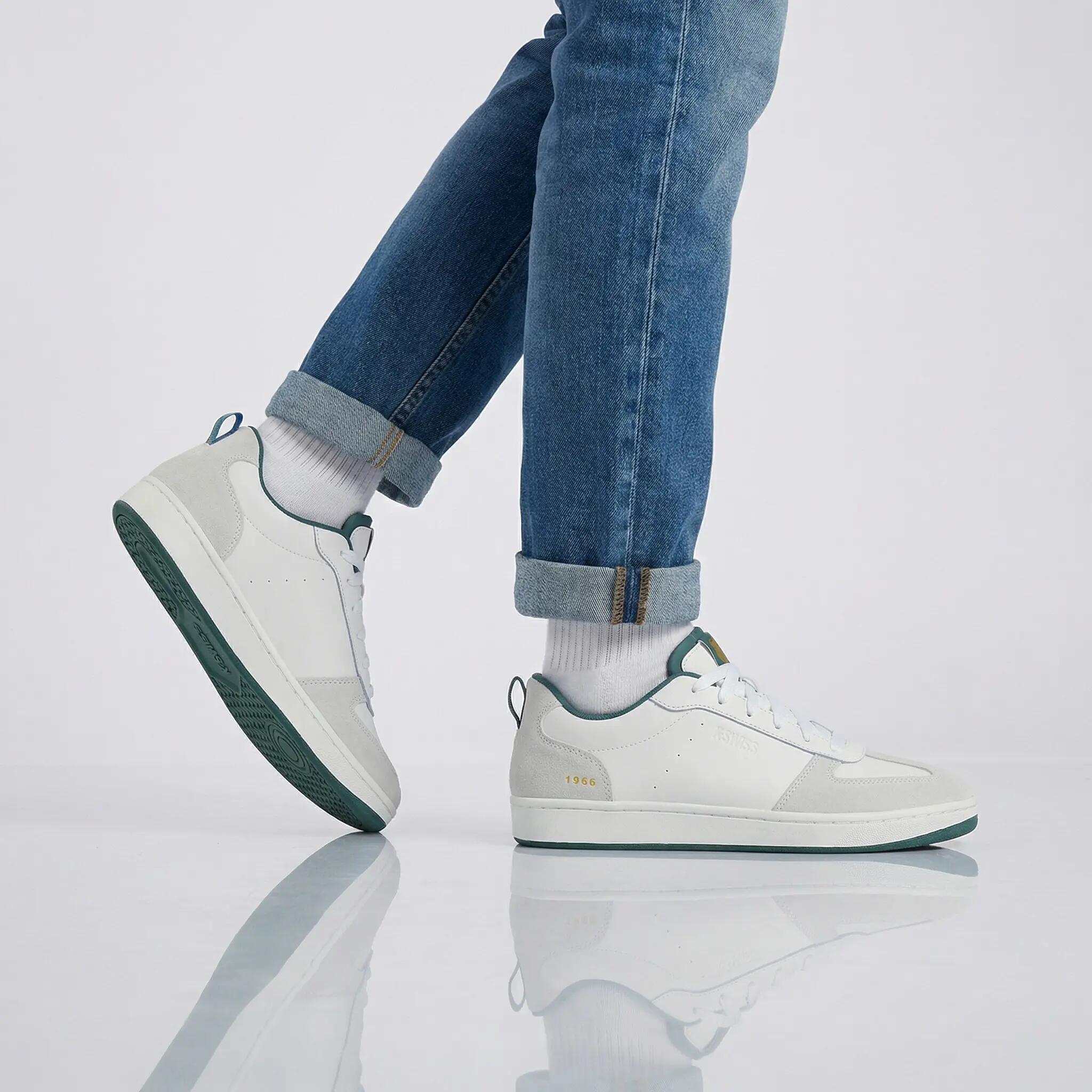 Herren - K-Swiss Court Varsity - 04734-180-M - Weiß 5/6
