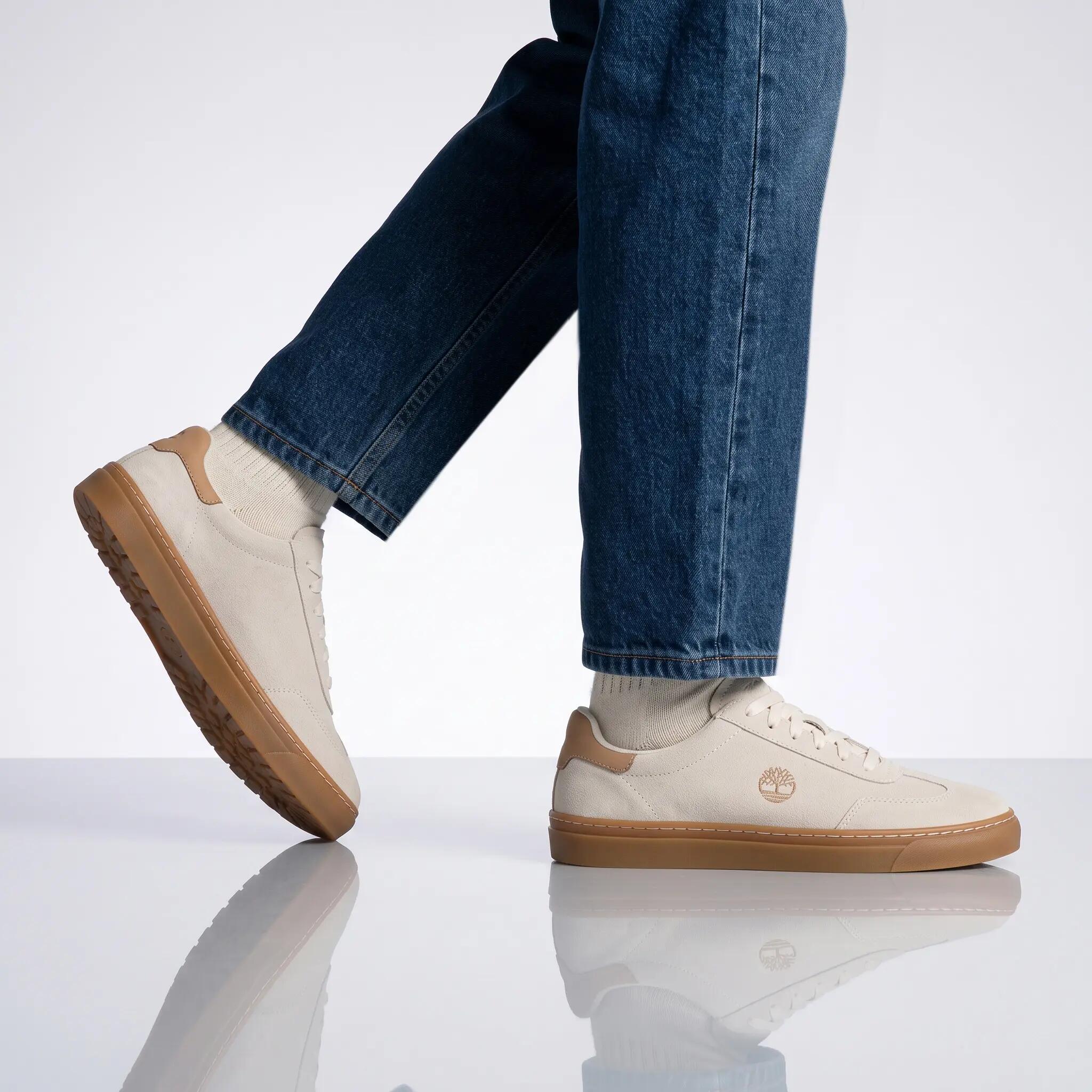 Hommes - Timberland Low Lace Sneaker - Tb0a2pe5-Eup - Beige 5/6